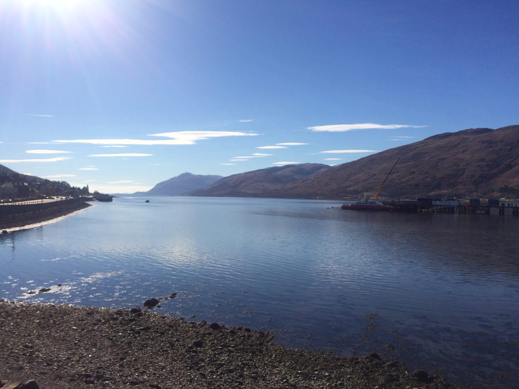 View up the Great Glen