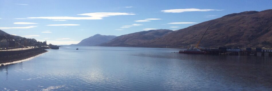 View up the Great Glen