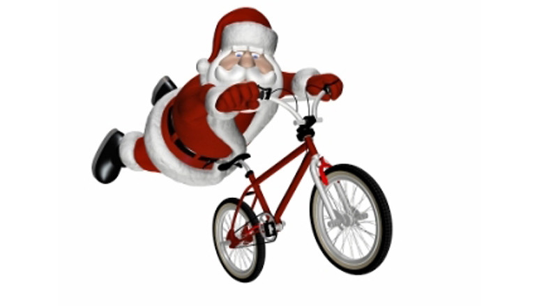 Christmas Biker