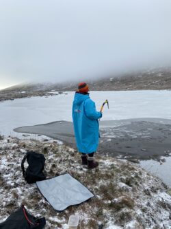 Braking the ice for swimming