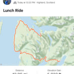 Day 1 Cycle Lochcarron to Sheildaig